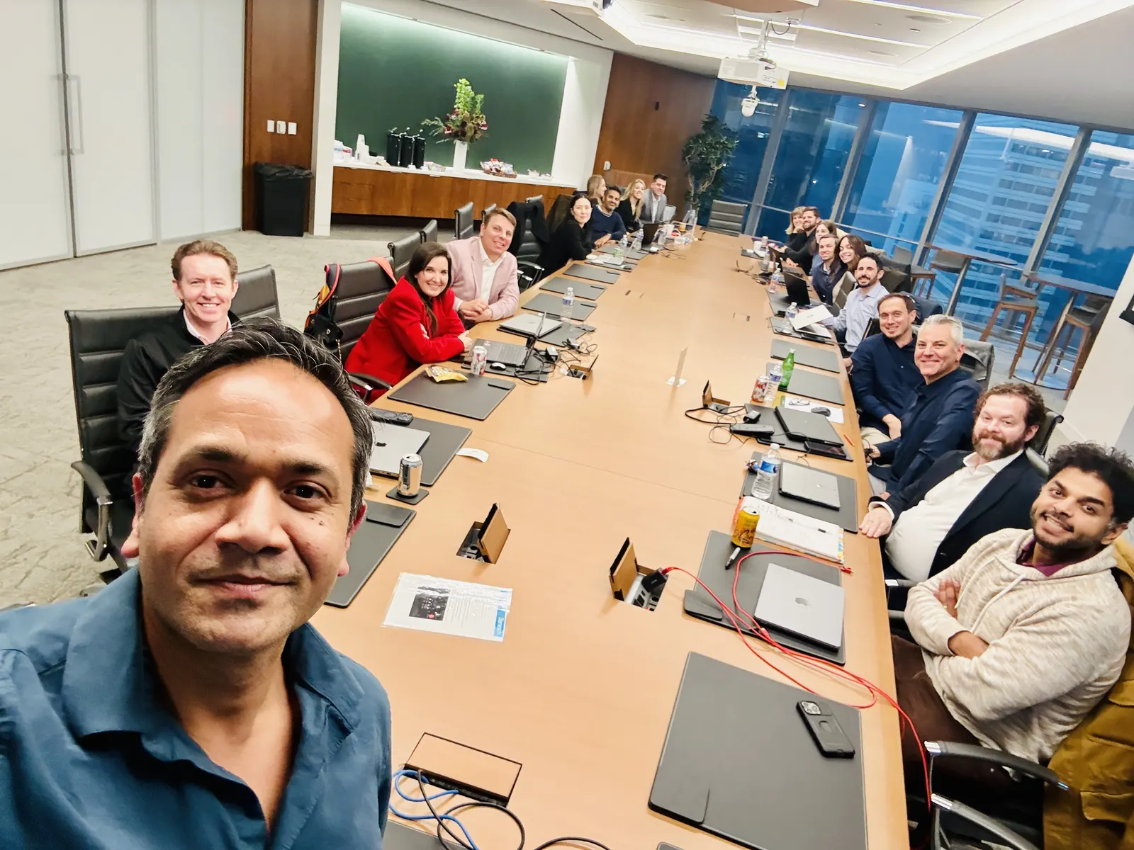 Leadership team on AI strategy